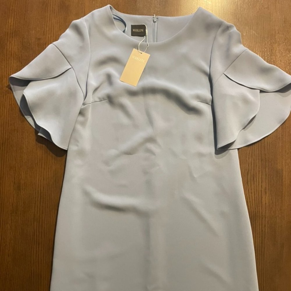 Beautiful Dusty Blue Pencil Dress *Never Worn* Size 8